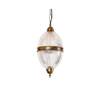 Luminous Glass Pendant. Brass pendant ceiling light illuminating a modern kitchen island, showcasing elegant glass pendant lights for a stylish living space