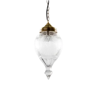 Crystal Prism Diamond Pendant. Brass pendant ceiling light illuminating a modern kitchen island, showcasing elegant glass pendant lights for a stylish living space