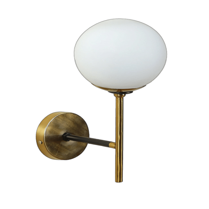 Golden Radiant brass wall light